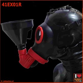 41EX01R - slave pee mask - red