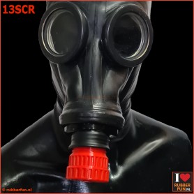 Breath controller for gas mask