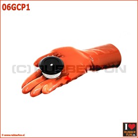 Cap for gas mask hose  - male thread. With air flow reducer.