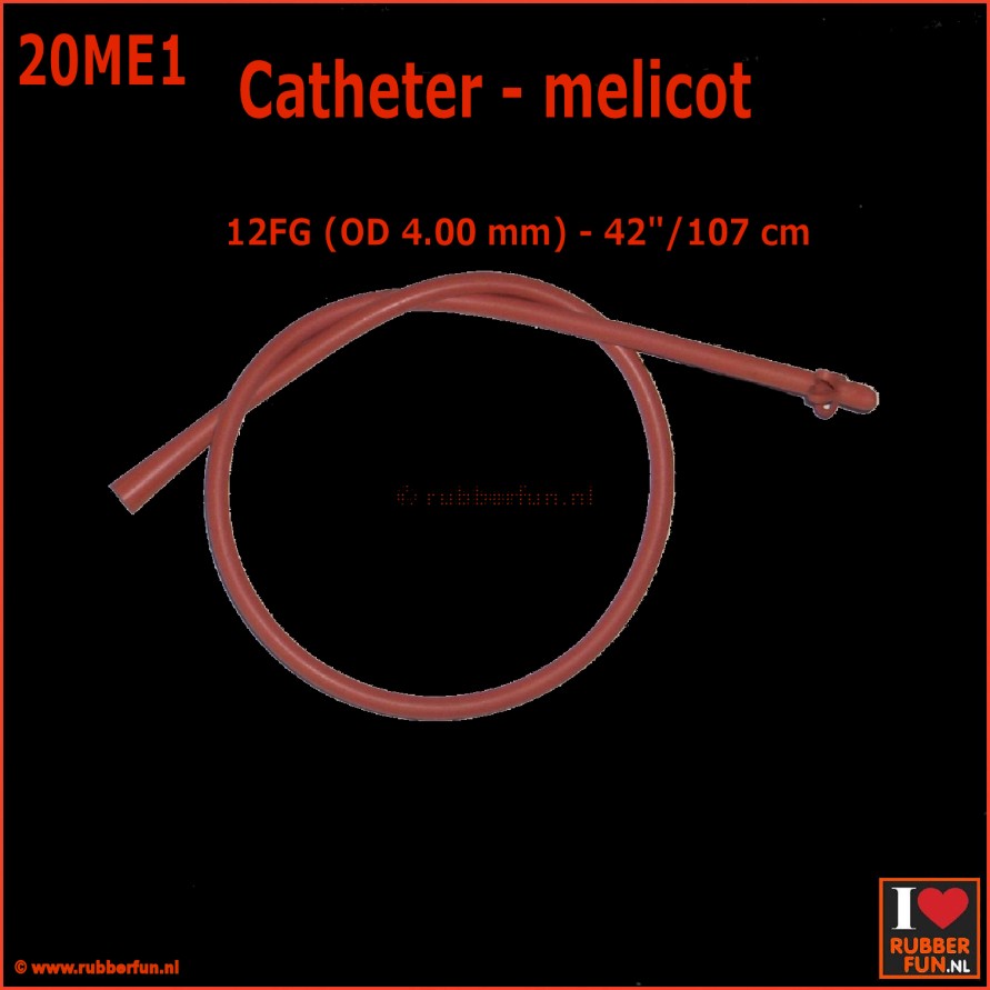 Enema tube - Melicot type - rubberfun.nl [art.no. 20ME1]