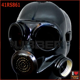 Full black GP7 gas mask for rebreathing, inhaler or smellbag - rubberfun.nl [art.no. 41RS861]