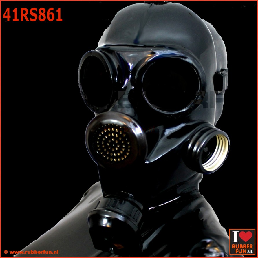 GP7 gas mask for rebreathing, inhaler or smellbag