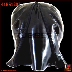 Deluxe FASER gas mask with integrated zipper hood - rubberfun.nl [art.no. 41RS1202]