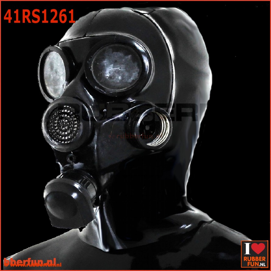 Deluxe GP7 gasmask with integrated zipper hood