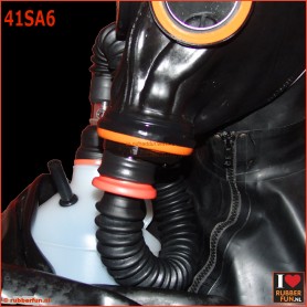 Gas mask inhalator set single and bubbles mode - rubberfun.nl [art.no. 41SA6]