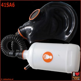 Gas mask inhalator set single and bubbles mode - rubberfun.nl [art.no. 41SA6]