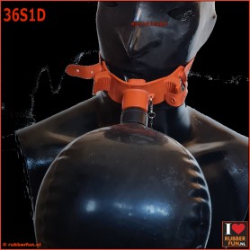 Medical gag mask rebreather set 1 Deluxe - mouth gag+bag+airflowcontroller