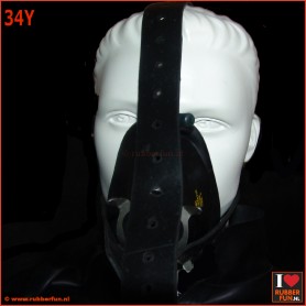 Head harness for anaesthesia masks - 3-tail - rubberfun.nl [art.no. 34Y]