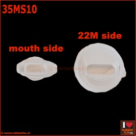 Mouthpiece connector - rubberfun.nl - art.no. 35MS10