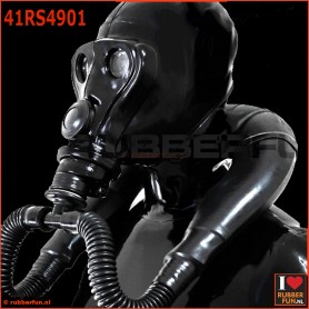 Neck shoulder smell bag rebreather set - art.no. 41RS4901 - rubberfun.nl