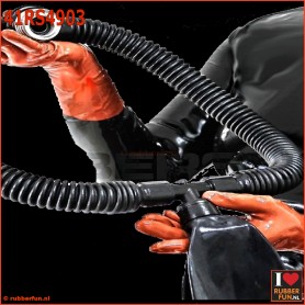 Special ring tube respitory reduction system for breathplay practices - art.no. 41RS4903 - rubberfun.nl