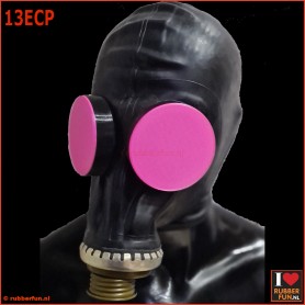 Eye caps for gas mask - art.no. 13ECP - rubberfun.nl