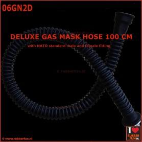 Gas mask hose