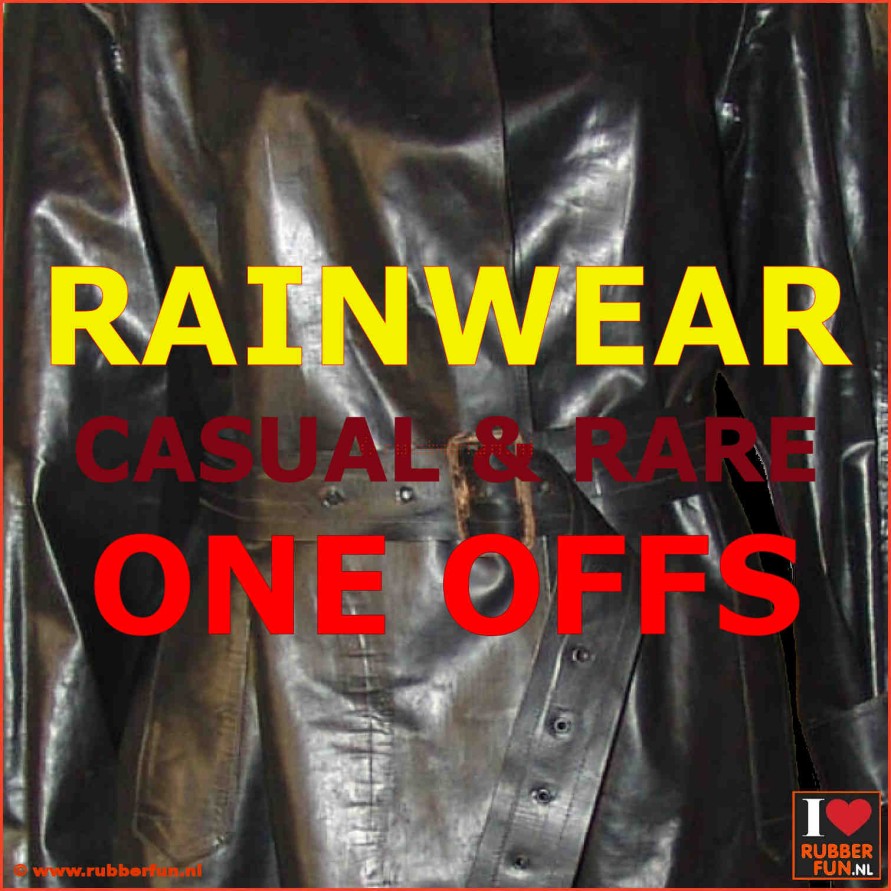 Rainwear - rubber - rubberized - pvc - one offs - art.no 24R - rubberfun.nl