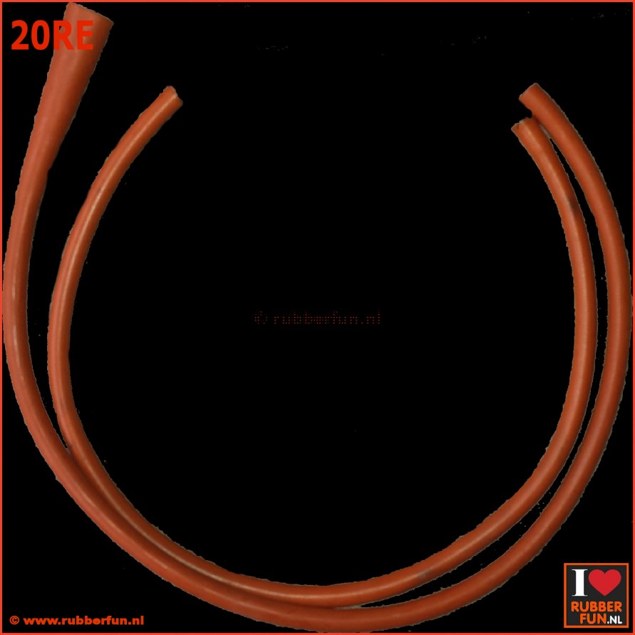 Rectal catheter - enema tube - rubberfun.nl - art.no. 20RE