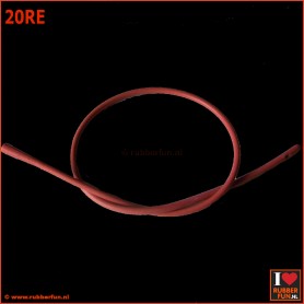 Rectal catheter - enema tube - rubberfun.nl - 10FG - 19" - art.no. 20RE2