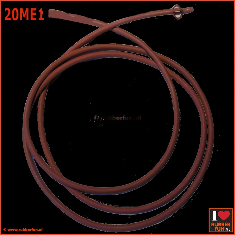 Enema tube - Melicot 4-wing type - 12FG 42" - rubberfun.nl [art.no. 20ME]