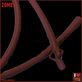 Enema tube - Melicot 4-wing type - 12FG 42" - rubberfun.nl [art.no. 20ME]