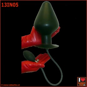 Inflatable butt plug - Wide Boy - XXL - art.no. 13IN05 - rubberfun.nl