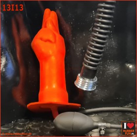 Fist - red - art.no. 13IN13 - rubberfun.nl