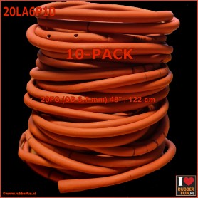 Enema tube - catheter - lavine type - 20FG / 122 cm 50-pack - rubberfun.nl [art.no. 20LAP50]