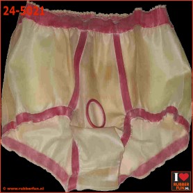 Latex lust briefs with cockring
