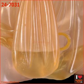 Latex rubber urinary nappy pants with leg bag - rubberfun.nl - art.no 24-7031