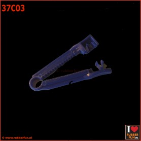 Medical tube clip - cord clip - rubberfun.nl - art.no. 37C03