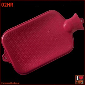 Rubber hot water bottle