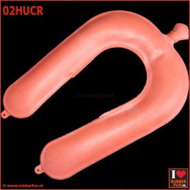 Clinical red rubber hot water bottle. 3L.