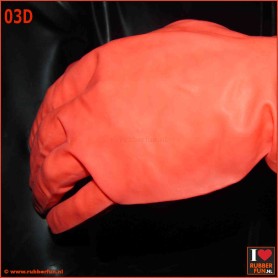 Household gloves. Green and Yellow.