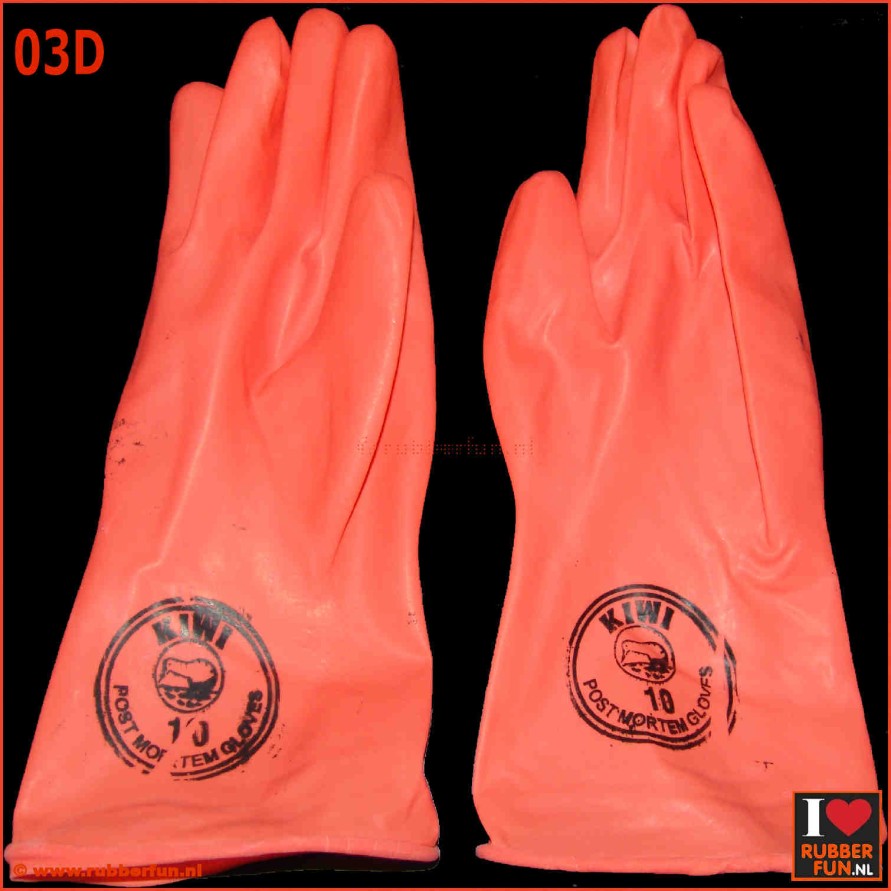 Household gloves. Green and Yellow.