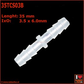 Connector - straight - IxO 3.5 x 5.5 mm - L 3.5 cm