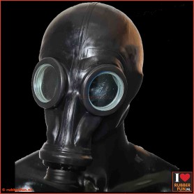 Coloured glasses for GP5 gas mask - rubberfun.nl - art.no. 13PX