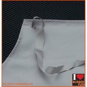 22W1 - Rubber apron - white