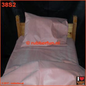 Rubber bed set 2 - duvet cover, bottom sheet plus pillow case