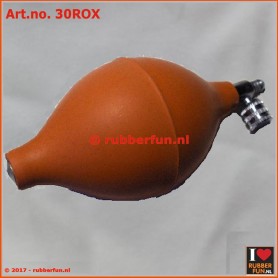 30ROX - Rubber inflator bulb with control valve - red & black