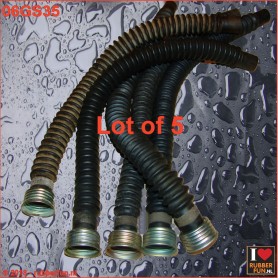 Gas mask hose - 1x female connector - LOT OF 5