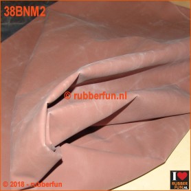 38BKM2 - Rubber sheeting - brown - mackintosh rubber - 90 and 120 cm wide - 0.50 mm thick.