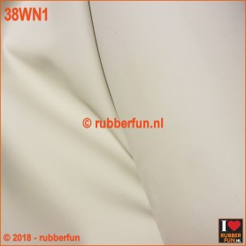 38WN1 - Rubber sheeting - white - natural rubber - 90 and 120 cm wide - 0.50 mm thick