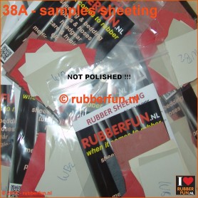 38A - samples rubber sheeting