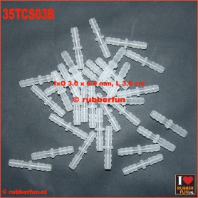 35TCS03B - connector - straight - IxO 3.5 x 5.5 mm - L 3.5 cm