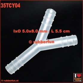 35TCY04 - medical connector - Y-type - 3-way - IxO 5.0x8.0 mm