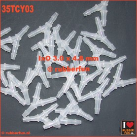 35TCY03 - medical connector - Y-type - 3-way - IxO 3.0x4.8 mm