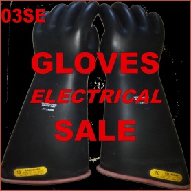 SALE - Rubber gloves - electrical