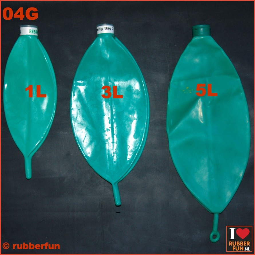 Rebreather bag (13 5 liter) medical green