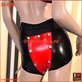 24-1039 Latex rubber panty with detachable bottom