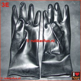 03E - black rubber gloves