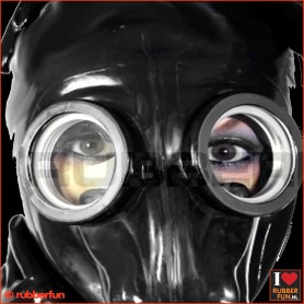 Full black GP5 gasmask for rebreathing or smellbag - rubberfun.nl [41RS801]