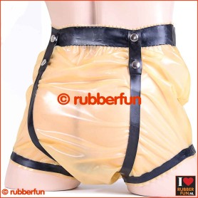 24-7025 Latex diaper pants with straps
